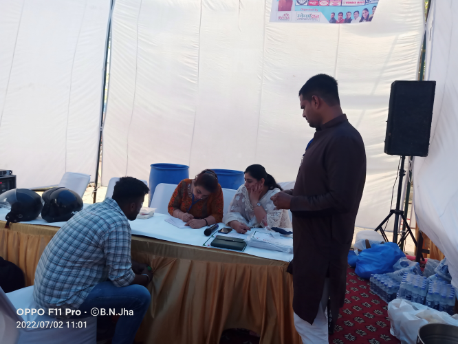 Health and Blood Donation Camp